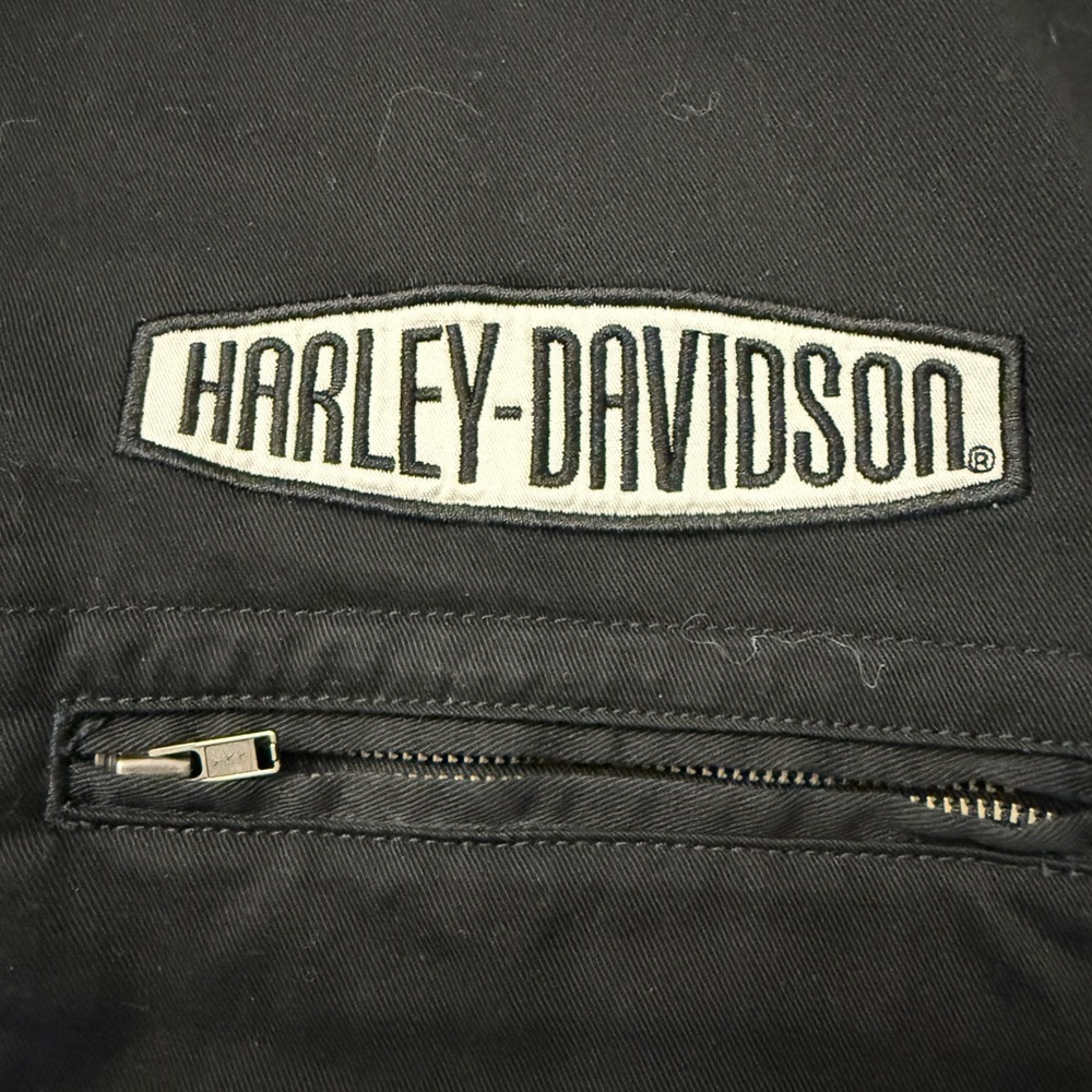 Harley-Davidson Mechanic Shirt Men’s XL Black Embroidered Short Sleeve - Picture 7 of 10